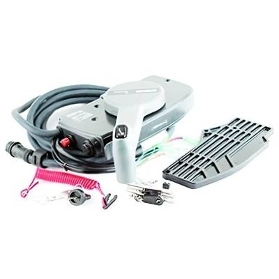 10-Pin Push Open Control Box 703 With Trim Compatible With 2001-2005 Yamaha F30 F40 F50 F60 4-Stroke
