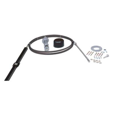 26Ft Rack Steering System Package Compatible With Sterndrive Outboard Boats Back Mount Helm Cable