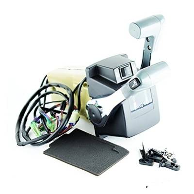 Dual Binnacle Remote Control Assembly With Trim Compatible With 2001-2018 Suzuki Df25 Through Df250