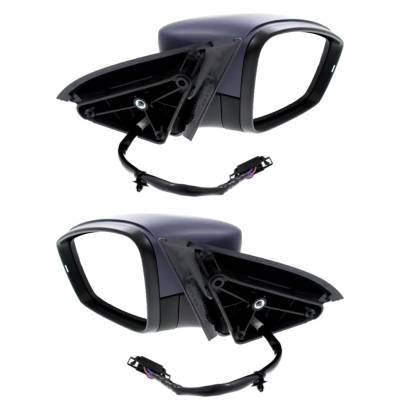 Rareelectrical - New Pair Mirrors Compatible With Volkswagen Jetta Active Gli Autobahn Se Sel Highline 2.5L 2.0L 1.8L - Image 3