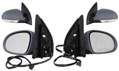 New Left Driver & Right Passenger Side Door Mirror Fits 2006-2009 Volkswagen Gti Volkswagen Rabbit