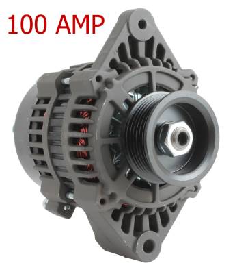 Rareelectrical - High Output 100A Marine Alternator Compatible With 1997-2008 Crusader Pleasurecraft Gm V8 5.0L 5.7L - Image 2