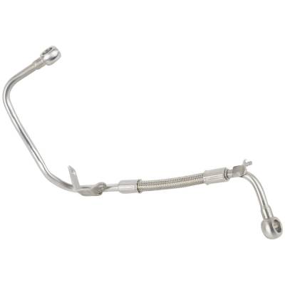 Rareelectrical - Turbo Oil Line Compatible With Volkswagen Eos Komfort 2.0L L4 2008-2012 Eos Lux 2.0L L4 2008-2012 By - Image 2