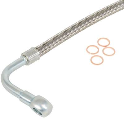 Rareelectrical - New Turbo Oil Line Compatible With Chevrolet Silverado 2500 Hd Base 6.6L V8 2005 Silverado 2500 Hd - Image 2
