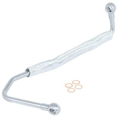 Rareelectrical - New Turbo Oil Line Compatible With Chevrolet Express 2500 Base 6.6L V8 2006-2010 Express 3500 Base - Image 1