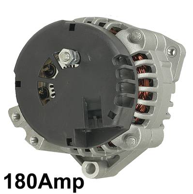 Rareelectrical - New 180 Amp Alternator Compatible With 1994-1995 Chevrolet S10 Gmc Jimmy Sonoma Blazer Bravada V6 - Image 2