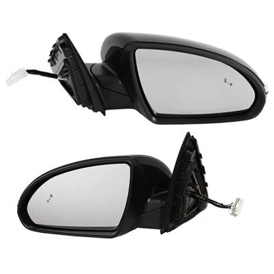 Rareelectrical - New Pair Of Mirror Compatible With Kia Optima Ex Lx 1.6T Sx Limited Pack Sedan 4-Door 1.6L 2.0L 2.4L - Image 1