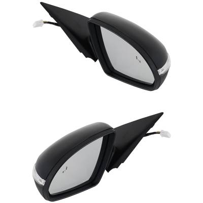 Rareelectrical - New Pair Of Mirror Compatible With Kia Optima Ex Lx 1.6T Sx Limited Pack Sedan 4-Door 1.6L 2.0L 2.4L - Image 3