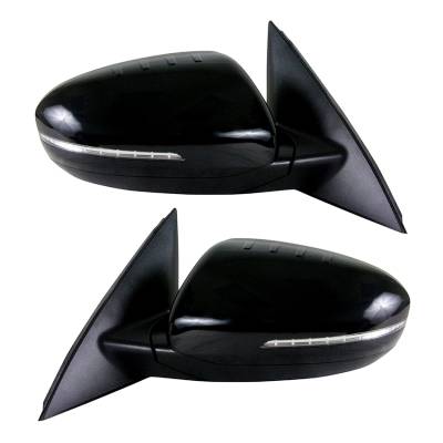 Rareelectrical - Left Driver & Right Passenger Side Door Mirror Compatible With 2012-2013 Kia Optima Power Manual - Image 2
