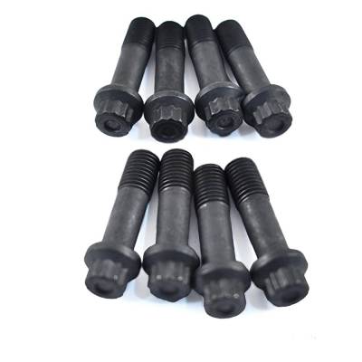 Connecting Rod Bolt Set 8-Pack Compatible With 1985-2000 Johnson Evinrude 120Hp 140Hp 200Hp 225Hp