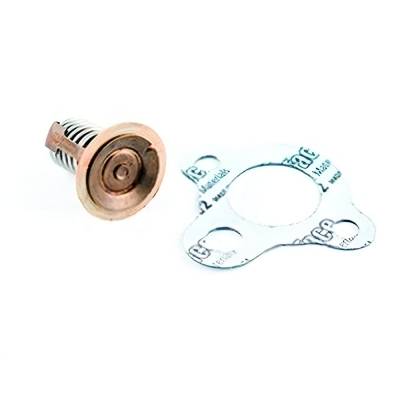 New 140°F Operating Temperature Thermostat Kit Compatible With Mercruiser 140 Hp 153 Hp Mc 1 Hp By