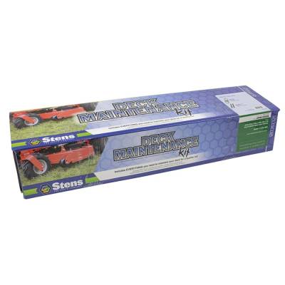 Rareelectrical - Mower Deck Maintenance Kit 42 Inch Belt Blades Bolts Compatible With 2002-2005 John Deere L100 L108 - Image 2