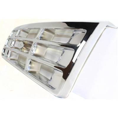 Rareelectrical - New Chrome Grille Assembly Compatible With Ford F-250 Hd Xlt 8 Cyl 7.3L F-Super Duty Custom 8 Cyl - Image 2