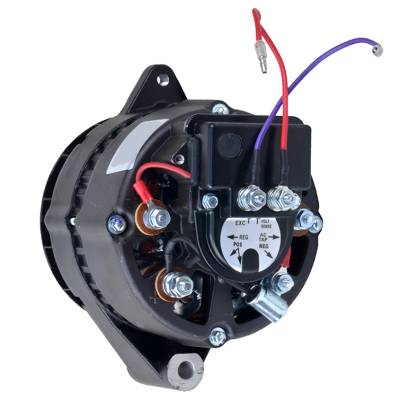 Rareelectrical - 12 Volt Marine Alternator Compatible With 1977-1988 Universal Marine 5411 5416 5421 5424 5432 5444 - Image 2