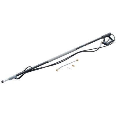 18 Foot Telescoping Wand Kit, Lightweight Fiberglass & Aluminum, 3/8" Plug Inlet, 1/4" Coupler,