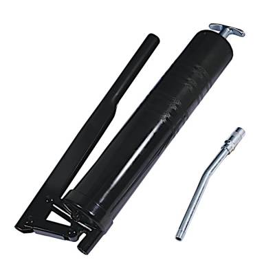 14 Oz Universal Lever Action Grease Gun Compatible With Standard Zerk Fittings Knurled Barrel Safety