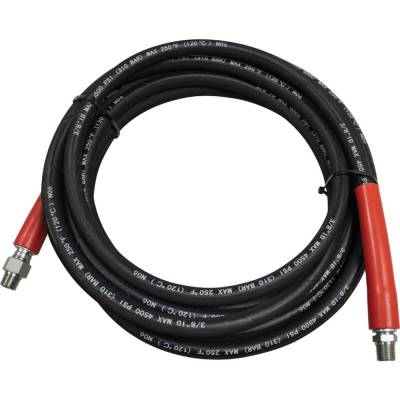 Washer Compatible With Gas Electric 25Ft 4000 Psi High Pressure Hose Single Wire Steel Braided