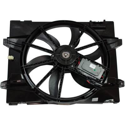 Rareelectrical - New Dual Radiator And Condenser Fan Compatible With Lincoln Ford Town Car Crown Victoria Sedan 4.6L - Image 1