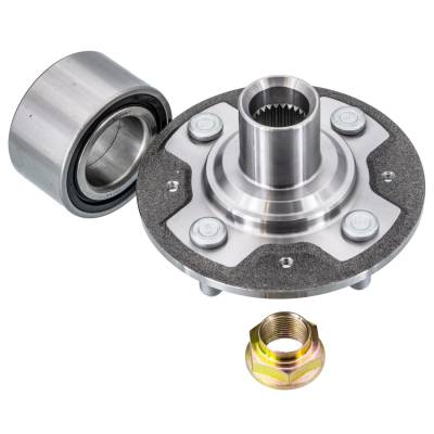 Rear Spindle Hub Assembly Compatible With 2007-2008 Honda Fit 2010-2014 Honda Insight Fwd 4-Lug Abs