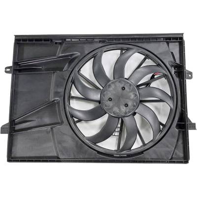 Rareelectrical - New Dual Radiator And Condenser Fan Compatible With Hyundai Santa Fe Se Sel Xrt Sport Utility 4-Door - Image 1