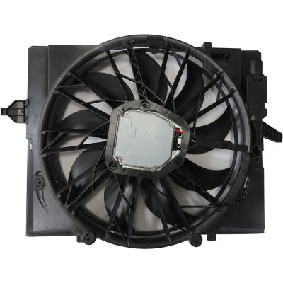 Rareelectrical - New Dual Radiator And Condenser Fan Compatible With Bmw 525I 525Xi 528I 528Xi 530I 530Xi 645Ci Base - Image 2