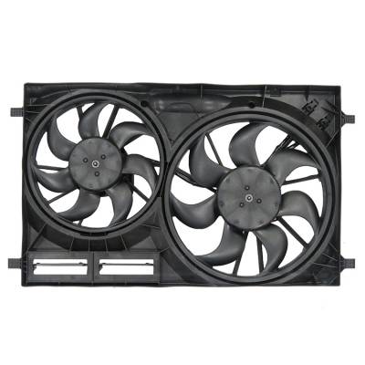Dual Radiator And Condenser Fan Compatible With 2015-2017 Ford Transit-350 Transit-350 Hd 3.5L 3.7L