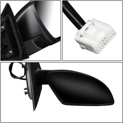 Rareelectrical - New Right Mirror Compatible With Nissan Rogue Sport S Sport Utility 4-Door 2.0L 2017 2018 2019 2020 - Image 3