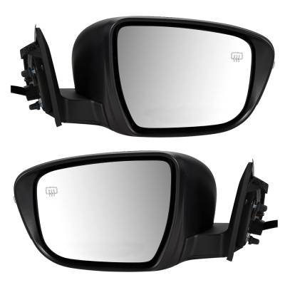 Rareelectrical - New Pair Of Mirror Compatible With Nissan Rogue S Sv Sl Hybrid Sport Utility 4-Door 3.5L 2017 2018 - Image 2