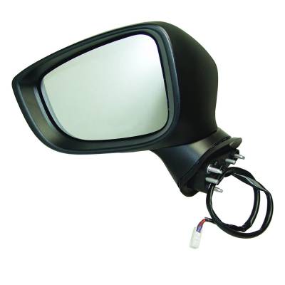 Rareelectrical - New Left Driver Side Door Mirror Compatible With 2014-2016 Mazda 3 Power Bhn9-69-1N7 Bhn9691n7 - Image 2