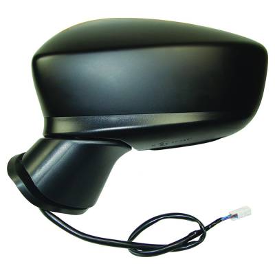 New Left Driver Side Door Mirror Compatible With 2014-2016 Mazda 3 Power Bhn9-69-1N7 Bhn9691n7