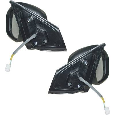 Rareelectrical - New Left Driver & Right Passenger Side Door Mirror Compatible With 2016 Mitsubishi Lancer Power - Image 3