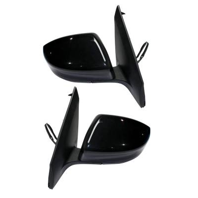 Rareelectrical - New Left Driver & Right Passenger Side Door Mirror Compatible With 2013 Nissan Sentra Power Manual - Image 2