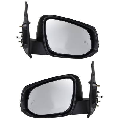 Rareelectrical - New Pair Of Mirror Compatible With Toyota Tacoma Sr Sr5 Trd Sport Off-Road Limited Crew Cab Pickup - Image 2