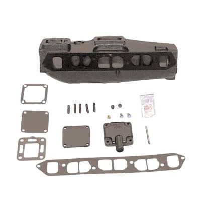 Exhaust Manifold Kit Compatible With 1968-1990 Mercruiser Mcm 140 Gm 181 Cid 3.0L Mcm 120 Gm 153 Cid