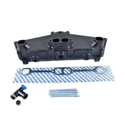 Dry Joint Exhaust Manifold Compatible With 2002+ Mercruiser Mercruiser 5.0L Gm V8 Sterndrive Inboard