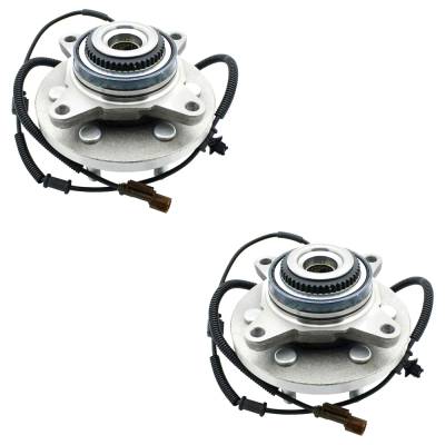 Pair Of Wheel Bearing And Hub Assembly Compatible With 2015-2017 Ford F-150 4X4 Front Left Right 6