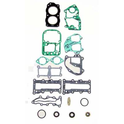 2-Cylinder Powerhead Gasket Kit Compatible With 1974-1992 Johnson Evinrude 9.9 15 Hp Cross Flow