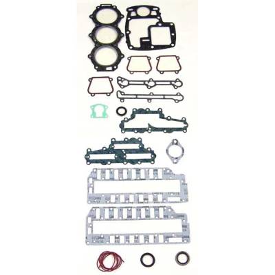 Powerhead Gasket Kit Compatible With 1991-1998 Force 70 75 Hp 3-Cylinder Outboard Motor 3.375 Bore