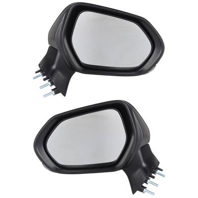 Rareelectrical - New Pair Of Mirrors Compatible With Toyota Camry Xle Sedan 4 Door 2.5L 3.5L 2018 2019 2020 2021 2022 - Image 2