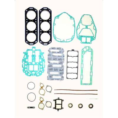 Gasket Kit Compatible With 1992-1999 Mercury V6 105-200Hp 2.0L 2.4L 2.5L Jet Efi Carb 3.125" 3.375"