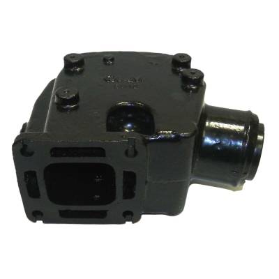 Exhaust Riser Elbow 3" Compatible With 1983-1986 Mercruiser V6 229 262 Cid V8 305 350 454 Cid Center