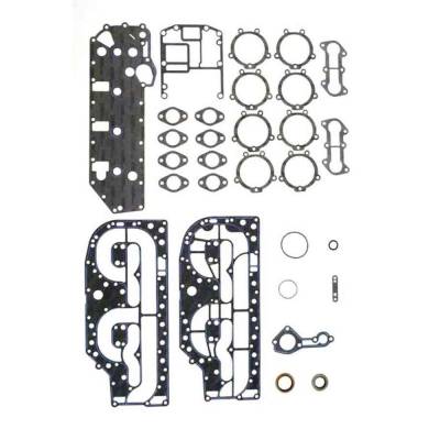 Complete Gasket Kit Compatible With 1985-1999 Mercury 80-125Hp 4-Cylinder Looper 3.375" 3.500" Bore