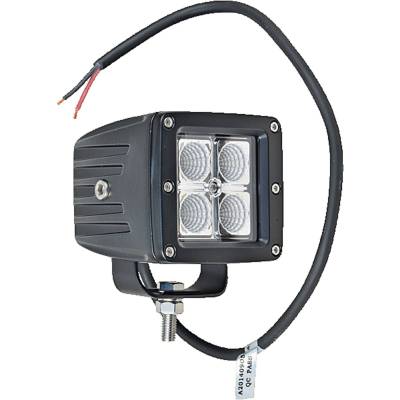 12W 560 Lumens Compact 3" Square Led Wide Flood Work Light 12-24Vdc Waterproof Dustproof Ip67 Sealed