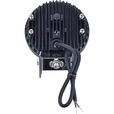 Rareelectrical - Amber Led Flood Work Light 4.5" Round 18W 500 Lumens 6-Led 60° Beam Pedestal Mount Compatible With - Image 3