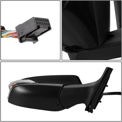 Rareelectrical - New Pair Of Mirror Compatible With Scion Toyota Im Corolla Im Base Hatchback 4-Door 1.8L 2016 2017 - Image 3