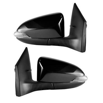 Rareelectrical - Left Driver & Right Passenger Side Door Mirror Compatible With 2014-2019 Toyota Corolla Power Manual - Image 2