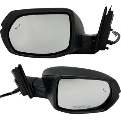 Rareelectrical - New Pair Of Mirrors Compatible With Honda Cr-V Ex Ex-L Hybrid Touring Sport Utility 4-Door 2017-2022 - Image 2