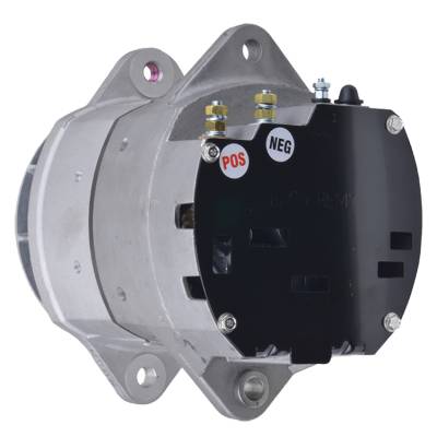Rareelectrical - New 24V 100 Amp Alternator Compatible With Cummins Diesel Engine Applications Quad Pad Mount - Image 2