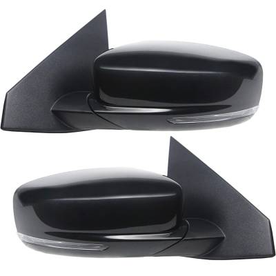 Rareelectrical - New Pair Of Mirrors Compatible With Dodge Dart Aero Gt Limited R/T Rallye Se Sxt Sedan 2013-2015 By - Image 1