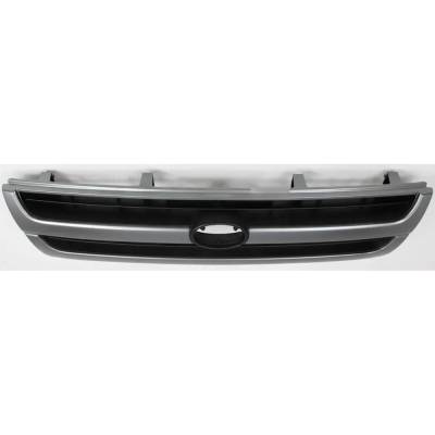 Rareelectrical - Silver Shell Grille Assembly Compatible With 1997-2000 Toyota Tacoma Dlx 2.7L (97-00) Dlx 3.4L - Image 5